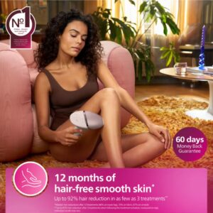 Philips Lumea IPL, Hair Removal, 9000 Series, SenseIQ Technology, 4 Attachments, Face, Body, Bikini, Underarm, Cordless Use, BRI958/60, Rose Gold, 60 Days Money Back Guarantee Pink - Image 4