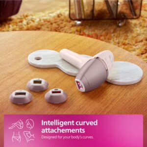 Philips Lumea IPL, Hair Removal, 9000 Series, SenseIQ Technology, 4 Attachments, Face, Body, Bikini, Underarm, Cordless Use, BRI958/60, Rose Gold, 60 Days Money Back Guarantee Pink - Image 9