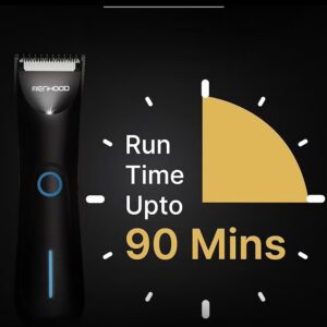 MENHOOD Trimmer Mini All-in-one Trimmer for Men with Waterproof IPX6 Design, SkinSafe Ceramic Technology, QuietRun 7000 RPM Motor, 4000K LED for Low Light Areas, Travel Lock, 90 Min Run Time & Fast Charging - Image 9
