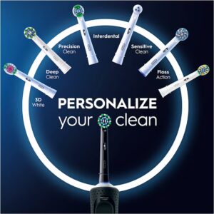 Oral-B Vitality 300 Protect x Clean Rechargeable Electric Toothbrush, Pack of 1 - Black - Image 5