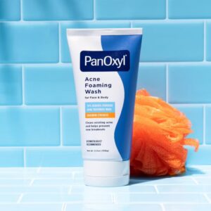 PanOxyl Pack of 1 Acne Foaming Wash, Peroxide 10% Maximum Strength Packaging May Vary 5.5ounce - Image 6