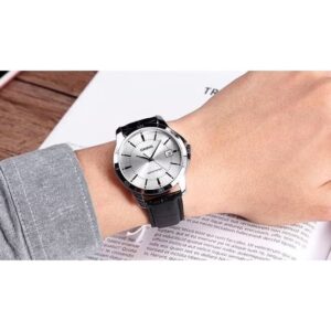 CASIO Men's Water Resistant Analog Watch MTP-V004L-7AUDF - 42 mm - Black - Image 4