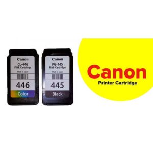 Canon Pack of 2 Canon Pixma 445/446 Ink Cartridge Set Tri Colour & Black - Image 4