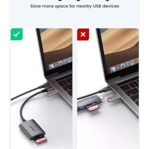 SD Card Reader USB C Micro SD Card Reader USB 3.0 OTG Memory Card Adapter Compatible For TF SD Micro SD SDXC SDHC MMC RSMMC Micro SDXC Micro SDHC For MacBook Pro iPad Pro iPhone 16 15 Pro Max Galaxy - Image 3