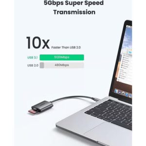SD Card Reader USB C Micro SD Card Reader USB 3.0 OTG Memory Card Adapter Compatible For TF SD Micro SD SDXC SDHC MMC RSMMC Micro SDXC Micro SDHC For MacBook Pro iPad Pro iPhone 16 15 Pro Max Galaxy - Image 7