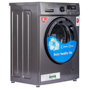 8 Kg Front Loader Washing Machine with Inverter Technology Huge Drum Variable 1400 Spin Speed RPM Digital Display Quick Wash Steam 8 kg 1750 W WMMA-SFL84VBS Tim Grey - Image 5