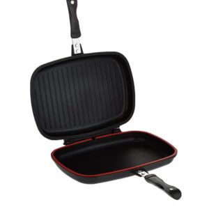 DESSINI Double Sided Grill Pan Black 36cm - Image 4