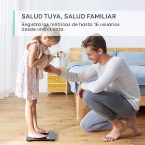 eufy Smart Scale C1 with Bluetooth, Body Fat Scale, Wireless Digital Bathroom Scale, 15 Measurements, Weight/Body Fat/BMI, Fitness Body Composition Analysis, Black, lbs/kg - Image 3