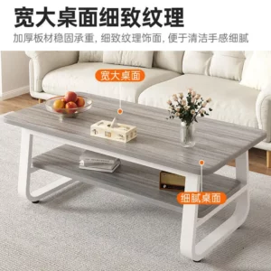 Coffee Table Small Table Sofa Side Cabinet Simple Modern Rental House New Simple Bedroom Side Tea Table - Image 5