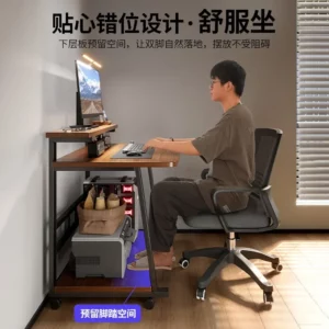 Computer Desk Desktop Small Home Mini Mobile Learning Notebook Bedroom Bedside Table - Image 5