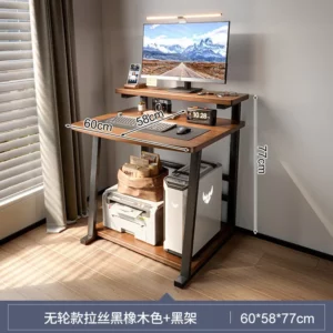 Computer Desk Desktop Small Home Mini Mobile Learning Notebook Bedroom Bedside Table - Image 6