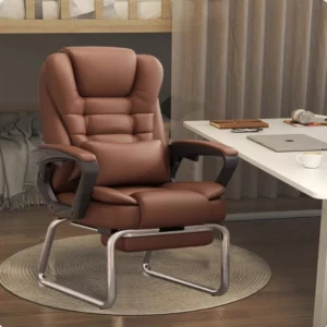 Ergonomic Office Chair with Lumbar Support Reclining Executive Seat for Elderly Comfort Breathable Mesh Computer Desk Chair - Image 4