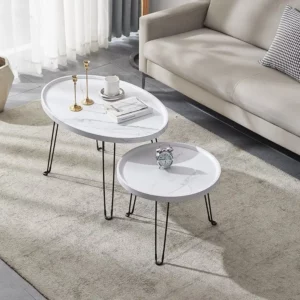 Folding coffee table household combination simple bay window balcony hotel low floor tea table living room furniture - Image 3