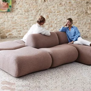 CE Certified Cozy Living Room Compress Sofa Set Furntirue Modular Sectional Fully Customized Couch - Image 2