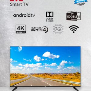 JVC 70 Inch Edgeless 4K UHD Android 14 Smart TV With Bluetooth, Web Browser, Dolby Audio LT-70N7105 Black - Image 4