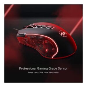 M612 Predator RGB Gaming Mouse, 8000 DPI Wired Optical Gamer Mouse 5 Backlit Modes, Software Supports DIY Key binds Rapid Fire Button - Image 5
