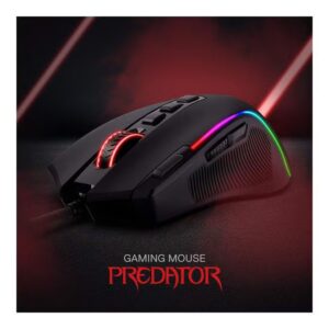 M612 Predator RGB Gaming Mouse, 8000 DPI Wired Optical Gamer Mouse 5 Backlit Modes, Software Supports DIY Key binds Rapid Fire Button - Image 7
