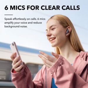 Soundcore Liberty 4 NC Earbuds, 98.5 Percent Noise Reduction, Adaptive Cancelling To Ears And Environment, Hi-Res Sound, 50H Battery, Wireless Charging, Bluetooth 5.3 Black - Image 2