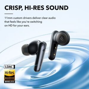 Soundcore Liberty 4 NC Earbuds, 98.5 Percent Noise Reduction, Adaptive Cancelling To Ears And Environment, Hi-Res Sound, 50H Battery, Wireless Charging, Bluetooth 5.3 Black - Image 4