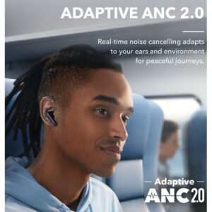 Soundcore Liberty 4 NC Earbuds, 98.5 Percent Noise Reduction, Adaptive Cancelling To Ears And Environment, Hi-Res Sound, 50H Battery, Wireless Charging, Bluetooth 5.3 Black - Image 5