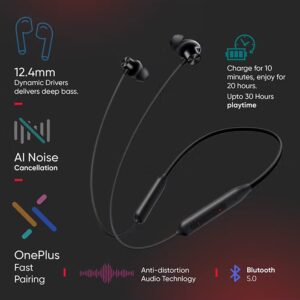 OnePlus Bullets Wireless Z2 Series Earphones Magico Black - Image 6