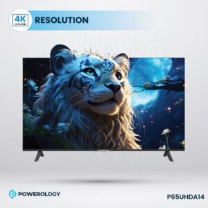 65 inch UHD 4K Smart TV Android DLED Frameless Design / HDR Support / 3840x2160 Resolution / Speaker / Maxhub Share / YouTube / Netflix / Shahid / Movies / Home / User-Friendly Interface - Black - Image 8