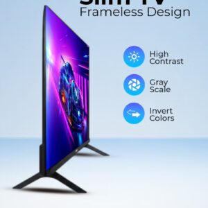 32" HD QLED Google TV | Sharp Picture with Sleek Design, with Built-in Apps | Dolby Audio, HDMI & USB Connectivity | Voice Remote with Google Cast | GLED3215GTQLD - Image 3