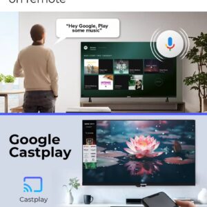 32" HD QLED Google TV | Sharp Picture with Sleek Design, with Built-in Apps | Dolby Audio, HDMI & USB Connectivity | Voice Remote with Google Cast | GLED3215GTQLD - Image 4