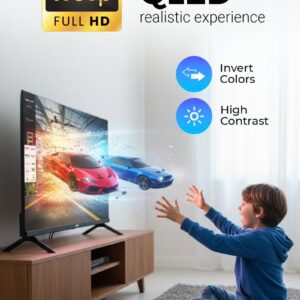 32" HD QLED Google TV | Sharp Picture with Sleek Design, with Built-in Apps | Dolby Audio, HDMI & USB Connectivity | Voice Remote with Google Cast | GLED3215GTQLD - Image 6