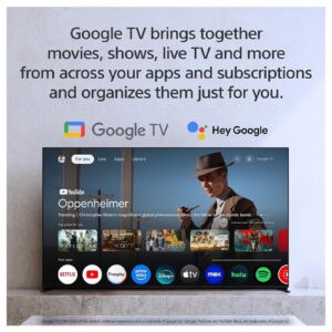 Sony BRAVIA 2 II 43 Inch 4K Ultra HD HDR LED Smart Google TV (2025 Model) with Dolby Atmos, Voice Control and PS Remote Play – K43S20M2 K-43S20M2 black - Image 5