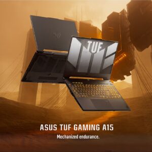 TUF Gaming A15 FA507NUR-LP053W Laptop With 15.6-Inch 144Hz Display, AMD Ryzen 7-7435HS Processor/16GB RAM/1TB SSD/6GB NVIDIA GeForce RTX 4050 Graphics Card/ English/Arabic Mecha Grey - Image 9