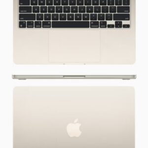 Apple MacBook Air MC7W4 13.6-Inch Display: Apple M2 chip with 8-core CPU and 8-core GPU, 16GB RAM/256GB/(International Version) English Starlight - Image 6