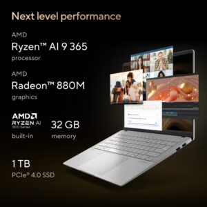 ASUS Vivobook S 14 Touchscreen Laptop With 14-Inch OLED Display, AMD Ryzen AI 9-365 Processor/32GB RAM/1TB SSD/Windows 11 Pro with Copilot Key Arabic Neutral Black Arabic Neutral Black - Image 8