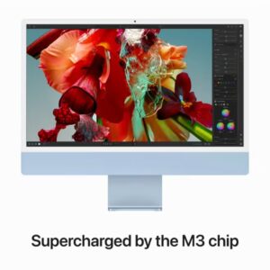 Apple iMac AIO With 24-Inch Retina Display,M3 chip 8 Core CPU And 10 Core GPU Processor/8GB RAM/256GB SSD/Includes Apple Magic English Keyboard and Mouse English Blue - Image 7