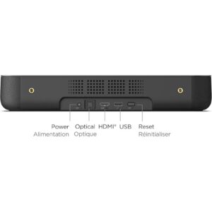 ROKU Streambar 4K/HD/HDR Streaming Media Player & Premium Soundbar – All-in-One with Dolby Audio, Voice Remote, Bluetooth & Smart TV Apps Support Black - Image 7