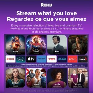 ROKU Streambar 4K/HD/HDR Streaming Media Player & Premium Soundbar – All-in-One with Dolby Audio, Voice Remote, Bluetooth & Smart TV Apps Support Black - Image 3