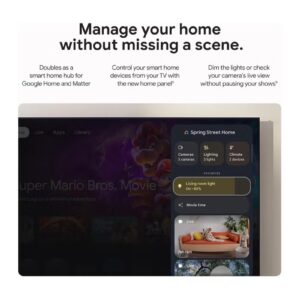 Google TV Streamer 4K - Fast Streaming Entertainment on Your TV with Voice Search Remote - Watch Movies, Shows, Live TV, and Netflix in 4K HDR - Smart Home Control - 32 GB of Storage - Porcelain Porcelain - Image 6