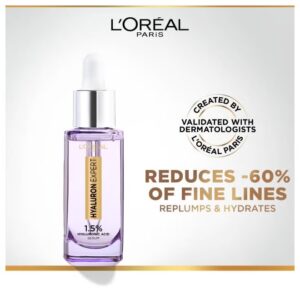L'OREAL PARIS Hyaluron Expert Replumping Face Serum- 1.5% Hyaluronic Acid Serum Clear 30ml, packaging may vary Clear 30ml - Image 10