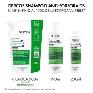 VICHY Dercos Anti-Dandruff Advanced Action Shampoo Normal To Oily Hair 390ml - Image 3