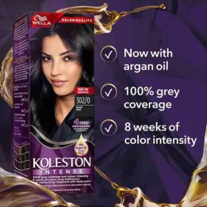 WELLA Koleston Intense Hair Color 302/0 Black - Image 3