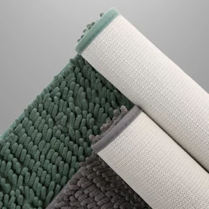 Chenille bath mat rectangular bath blanket fluffy soft carpet absorbent non-slip toilet mat bathroom decoration - Image 2