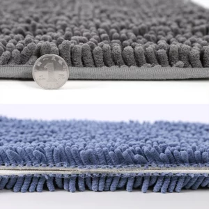 Chenille bath mat rectangular bath blanket fluffy soft carpet absorbent non-slip toilet mat bathroom decoration - Image 5