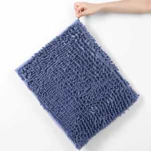 Chenille bath mat rectangular bath blanket fluffy soft carpet absorbent non-slip toilet mat bathroom decoration - Image 6