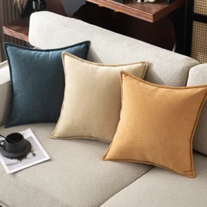 Retro Soft Chenille Throw Pillow Covers with Elegant Design for Sofa Bed Living Room Home Decor - Image 2