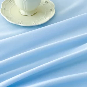 1 PC Sky Blue Bed Sheet Single / Queen / King Flat Sheet for Adults Skin-Friendly Solid Color Washed Bed Sheets Постельное Белье - Image 6