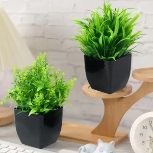1pc Artificial green plants, home greening, outdoor gardens, office decoration, birthday, wedding and party scene decorations - Image 2