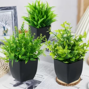 1pc Artificial green plants, home greening, outdoor gardens, office decoration, birthday, wedding and party scene decorations - Image 4