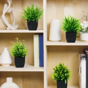 1pc Artificial green plants, home greening, outdoor gardens, office decoration, birthday, wedding and party scene decorations - Image 5