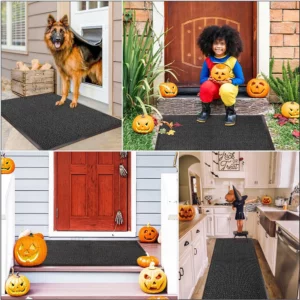 Washable Door Mats Indoor & Outdoor - Non-Slippery Heavy Duty - Stylish & Large Rubber - Perfect Dust Grabbing Doormats - Image 5