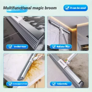 Silicone Scraper 50cm Wiper Floor Mop 360 Complete Household Magic Cleaning Broom Living Room Bathroom Cleaner Brooms Tool - Image 5